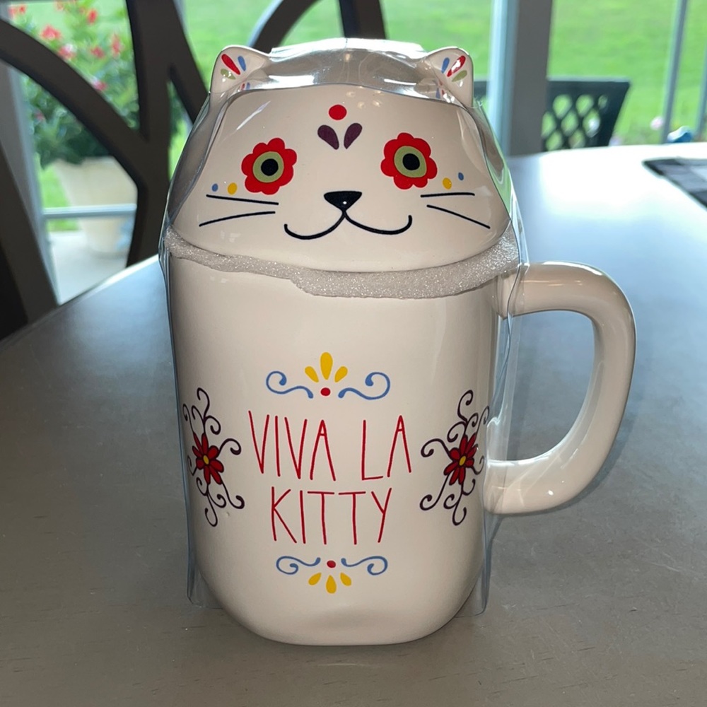 Rae Dunn Viva La Kitty Mug
